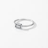 925 Sterling Silver Emerald Cut Rectangle CZ Ring Exquisite Simple Anniversary Gifts For Women Fine Wedding Jewelry