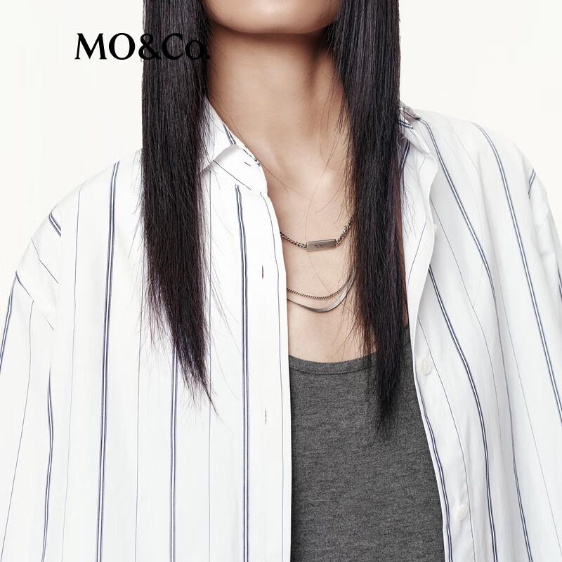 MO&Co. C+ Series Fall 2025 Long-Staple Cotton Striped Shirt