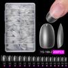 Matte 450-Piece Almond Wearable Nail Tips - Ultra-Thin, Seamless, No Filing Needed False Nails for Manicure