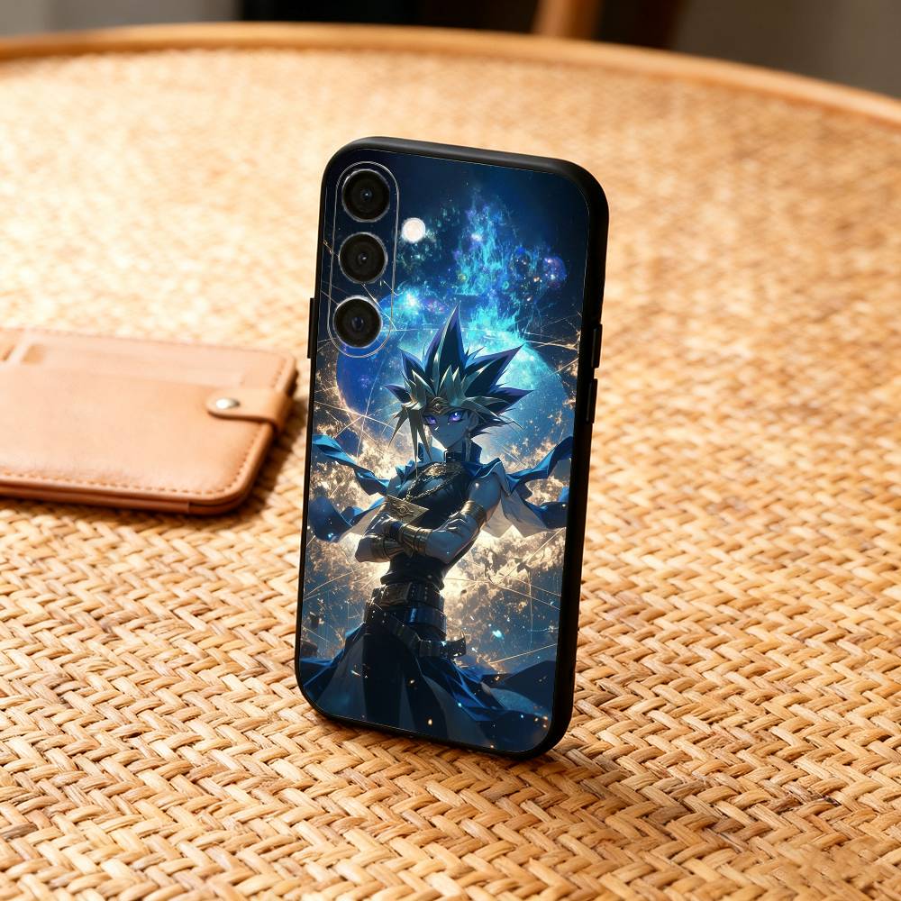 Yu-Gi-Oh Anime Phone Case For Samsung A73,72,71,53,52,51,22,91,80, Soft Black Cover