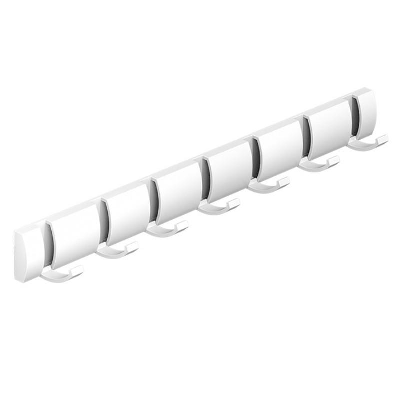 Mounted Hook Wall Floating Coat Rack Space Saving High Load Bearing Solid Color
