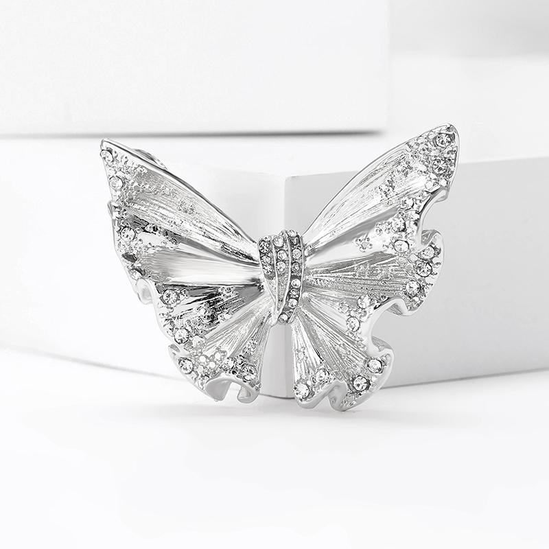 Elegant Alloy Enamel  Butterfly Brooch Pin Badge For Women Girls Suit Coat Decoration  Clothes Jewelry Gifts