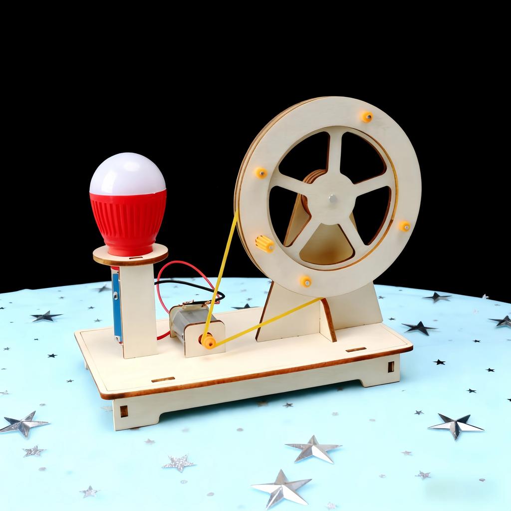 Scientific Experiment Manual Generator DIY Physics Children Educational Manual Toys STEM Experiment Hands-On Ability Tools Gifts