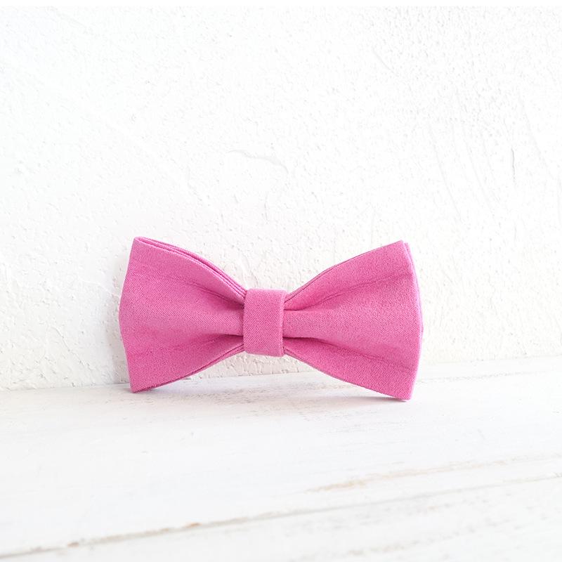 MUTTCO Double-Layer Bowtie Dog Collar Accessory UBT-076 L
