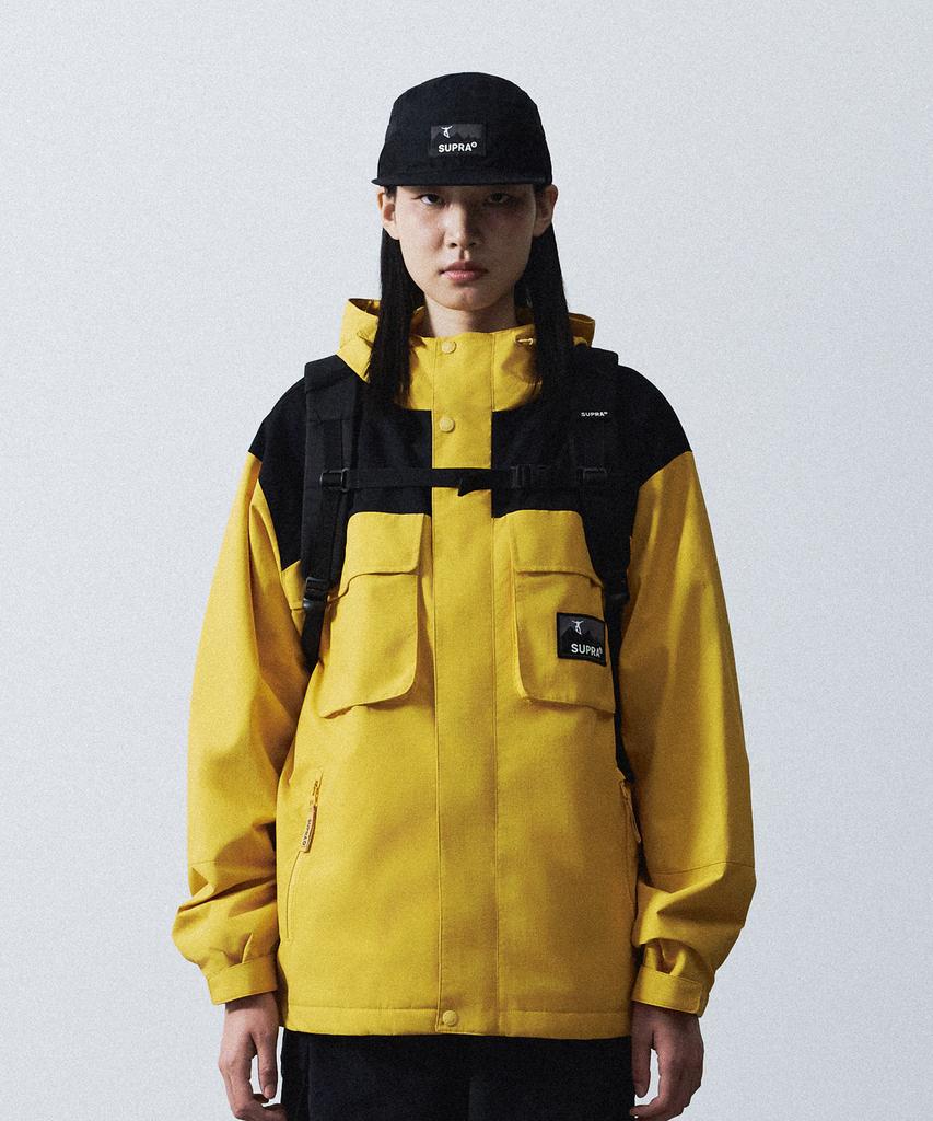 Supra Two-Pocket Contrast Windbreaker (Yellow)