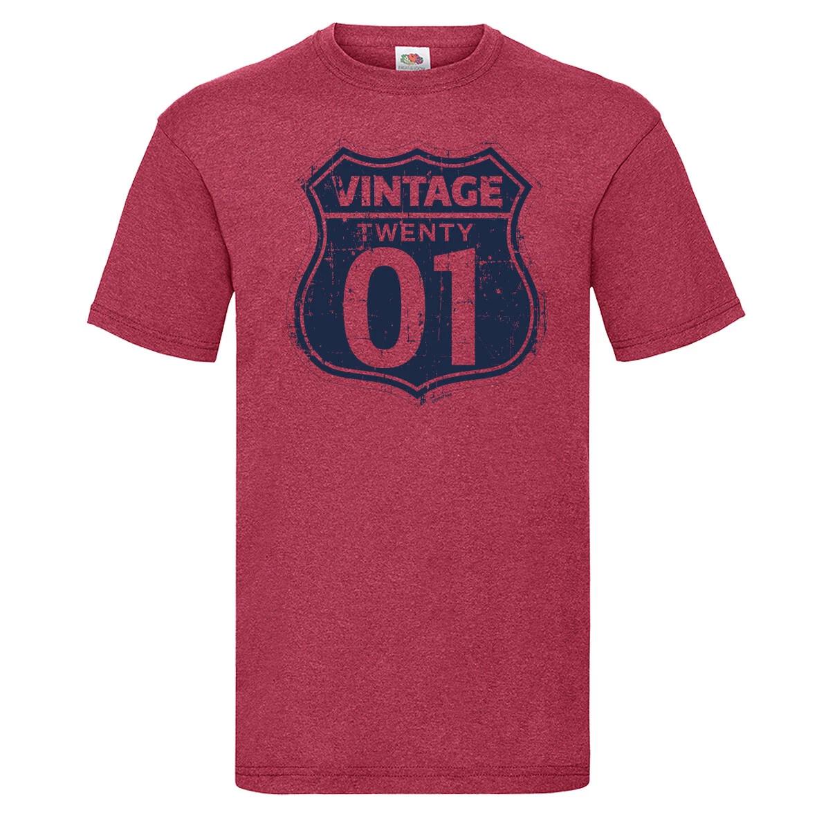 Vintage 2001 T-Shirt Birthday Gift XL