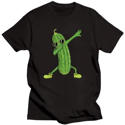 Pickle Dabbing Pepino Bailarín Amante Camiseta Divertida Regalos Camiseta Transpirable Camisetas Nostalgia Retro Moda Urbana