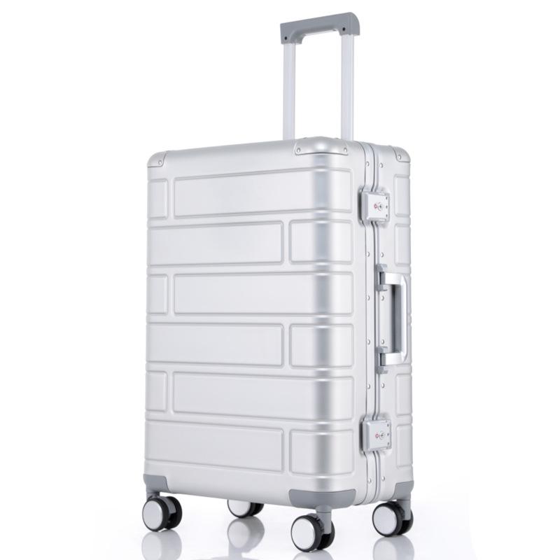 Slightly Flawed Aluminum-Magnesium Carry-on Trolley with Universal Wheels