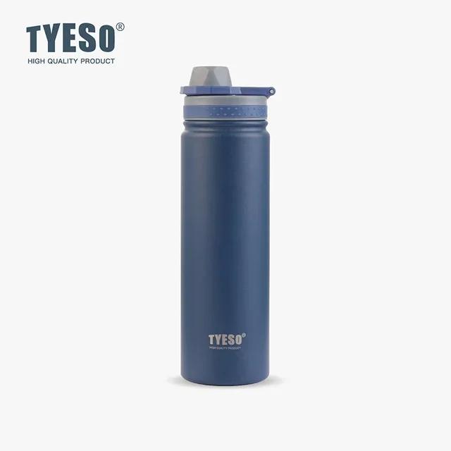 Tyeso 750ML Stainless Steel Thermos Bottle Vacuum Flask Travel Cup Insulated Water Bottle Sport Thermal Cup Mug Hot Cold Mug 750ML синий