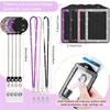 Retractable Lanyard Shiny Finish Badge Reel Bling ID Holder Keychain  Hospital Setting