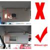 Left Side Car Sun Visor With Mirror For Nissan Tiida 2005 - 2012 Accessories