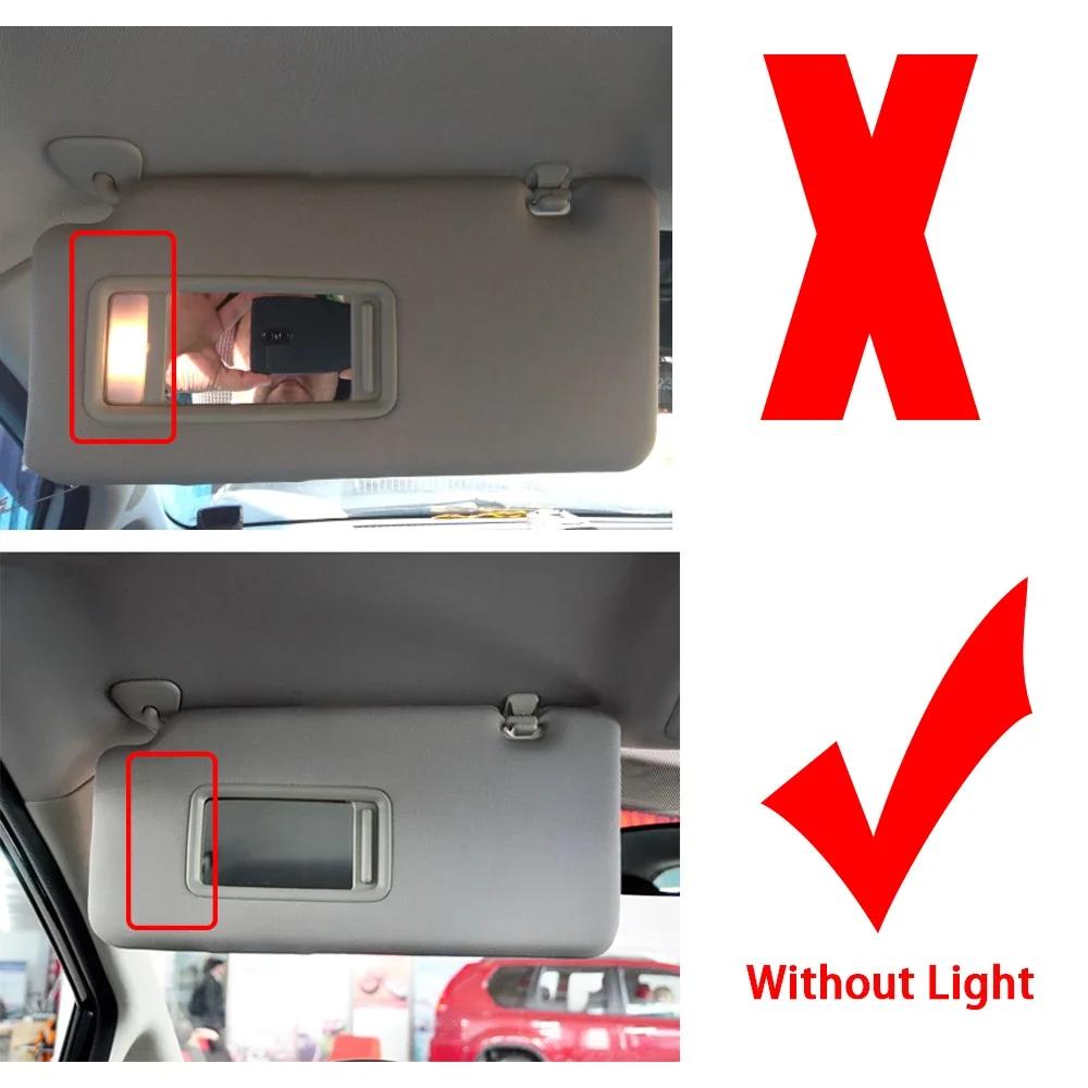 Left Side Car Sun Visor With Mirror For Nissan Tiida 2005 - 2012 Accessories