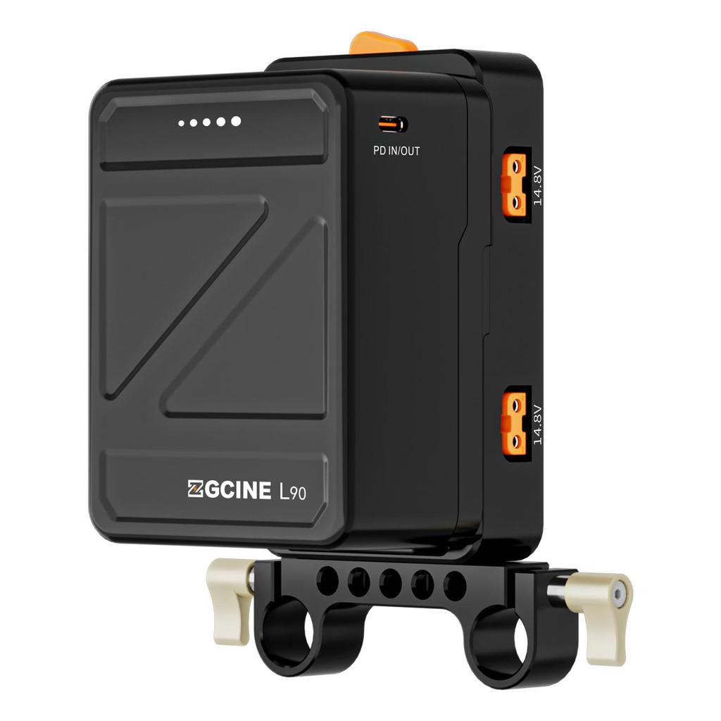 ZGCINE International YingXiaoNeng V-Port Battery & Expansion Board Set with 15mm Rod Clamp and V-Mount Plate.