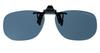 Meigan UV Cover Lens Height BREAKER Clip-on Sunglasses, Polarized, Protection, Flip-up Glasses, Anti-Glare, 41mm, Smoke, 9351-02