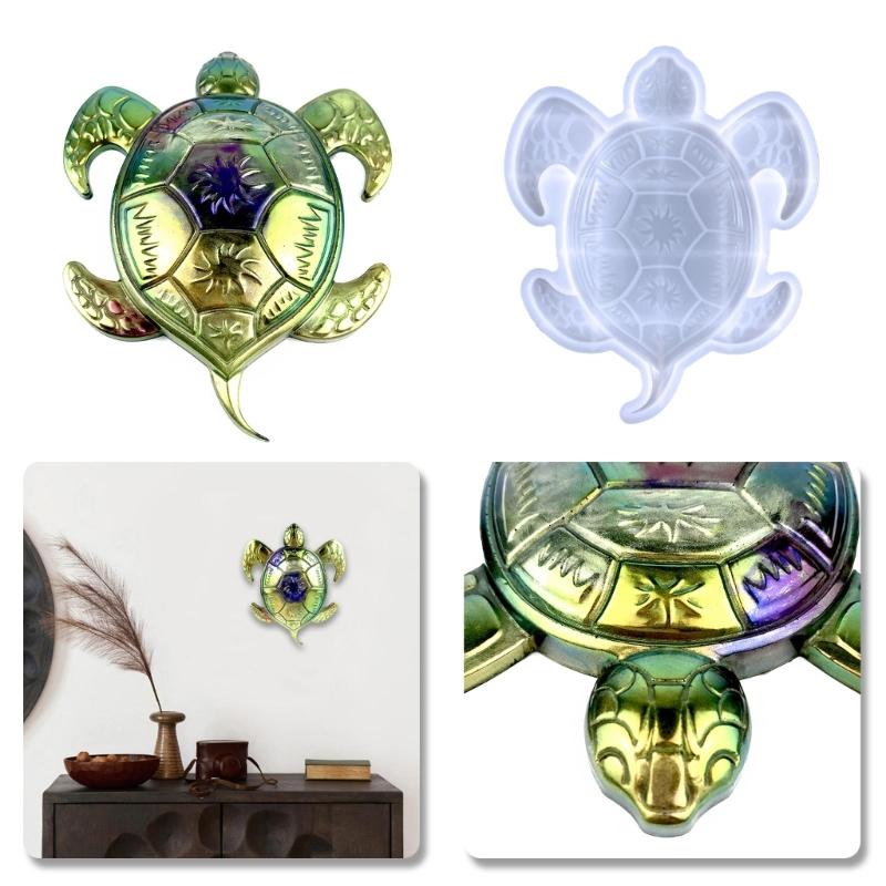 Turtle Epoxy Resin Mold,Animals Silicone Resin Mold Sea Turtle Epoxy Casting Mold for DIY Wall Hangings,Home Decorations