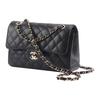 Chanel Classic Flap CF Lambskin Shoulder Bag, Crossbody Bag Small Women's Black A01113-B06449-94305