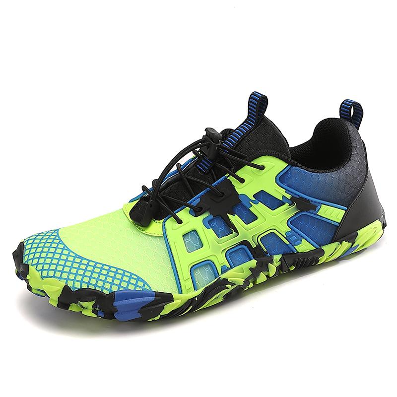 Fashion Men's Quick-Dry Breathable Aqua Shoes Men Women Couples Outdoor Beach Five Finger Swimming Hiking Wading Upstream Sneakers