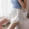 Women's Safety Shorts: Anti-Exposure, Summer Thin, Lace Trim, JK Style, Non-Rolling Hem, Loose Fit, Home or Base Layer Wear