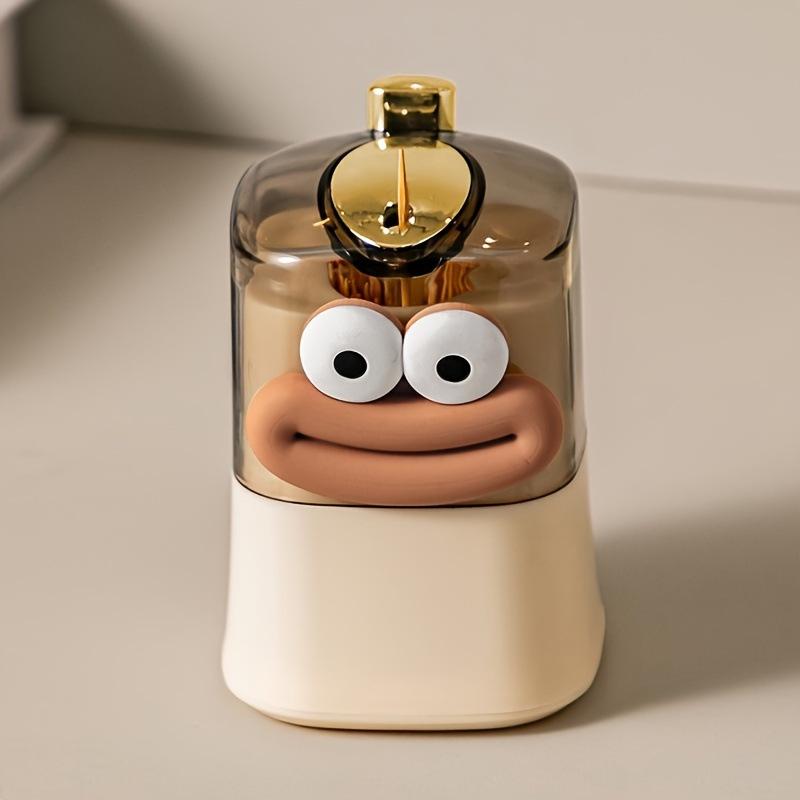 Automatic Cartoon Sausage Toothpick Holder - Pop-up Design, Creamy Luxury Style for Home & Restaurant