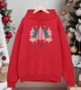 Merry Christmas Beautiful Trees Print Man Hoody Multicolor Pocket Hoodies Casual Fleece Hoodie Comfortable Hip Hop Pullovers