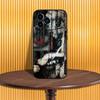 Gotische Coquette Cyber Sigilism Handyhülle Für iPhone 16,15,14,13,12,11,Pro,Max,Plus,X,XS,SE4,E,Mini,Weiche Schwarze Hülle