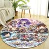 Personalized Genshin Impact Round Chair Office Rug - Perfect for Mat, Office Chair & More - Ideal Gift for Birthdays and Holidays