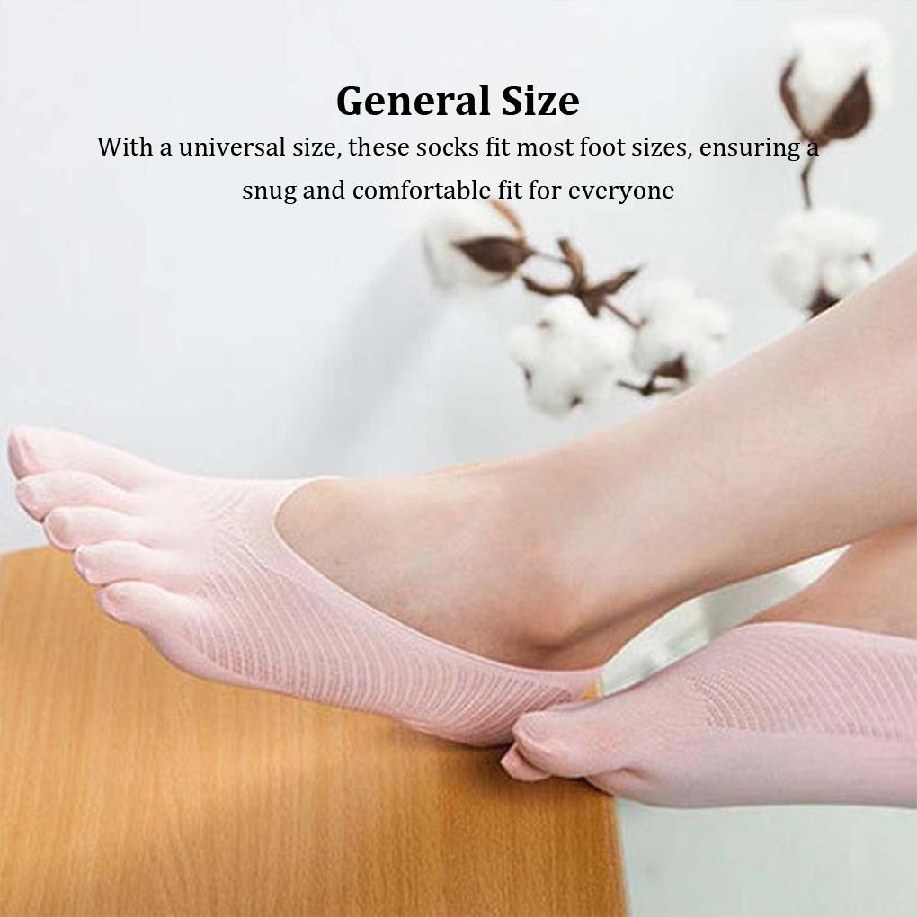 Bequeme Zehensocken für Damen für viele Anlässe Niedrig geschnittene Einlegesocken Socken Socken Damen Allgemeine Größe