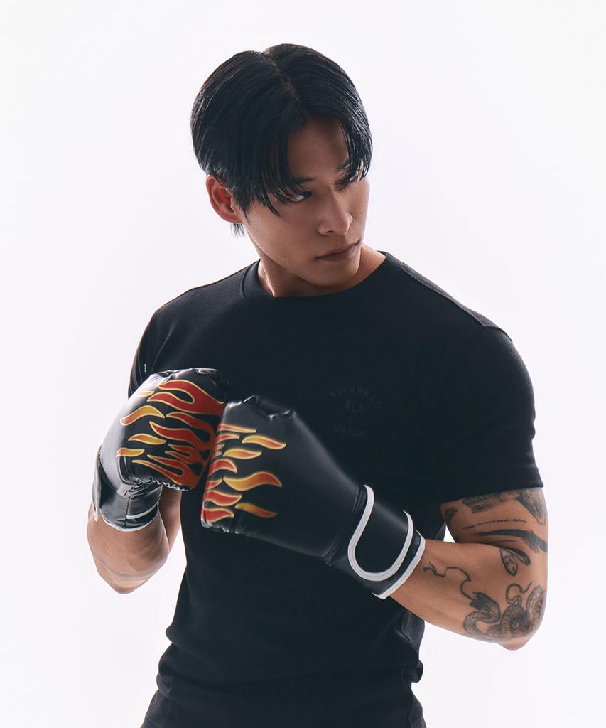 Weideun [Ali] The Greatest Muscle Fit Short Sleeve Black