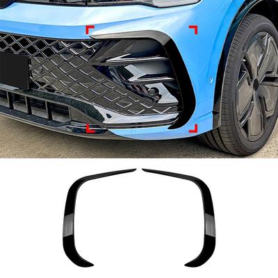 For Volkswagen Tiguan MK3 Rline 2024-2025 Front Bumper Spoiler Fog Lamp Cover Air Knife Splitter Body Kit