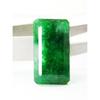 Natural Colombian Green Emerald 24.65 Ct CERTIFIED Loose Gemstone Emerald Cut A-304