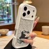 Phone Case: 2D Flat Design Suitable for iPhone 18 17 16 15 14 13 Pro Tiered Protective Case, Working Cat, Christmas and Halloween Gifts