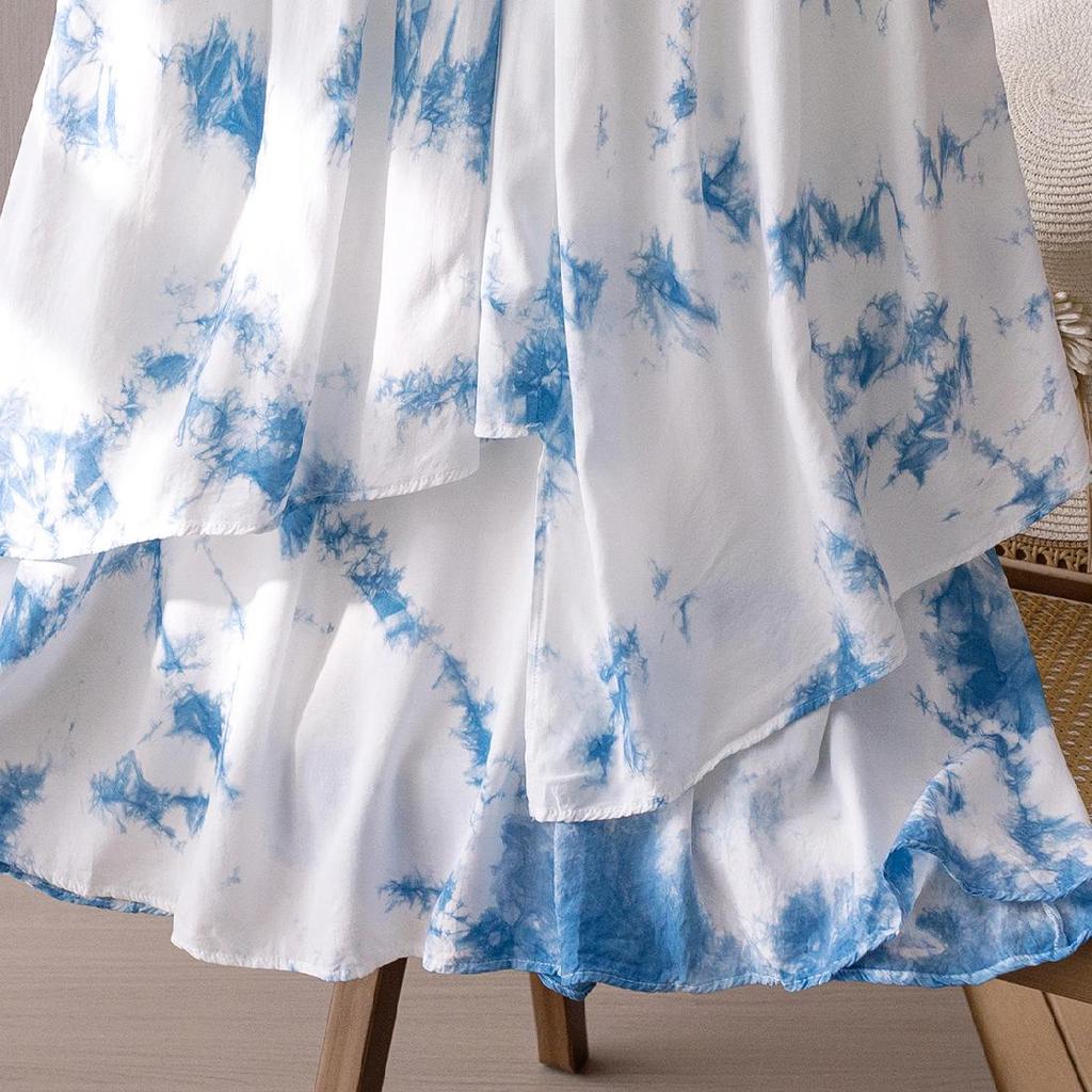 Yunnan Handmade Summer Korean-Style Women's Irregular Slimming Cotton Skirt