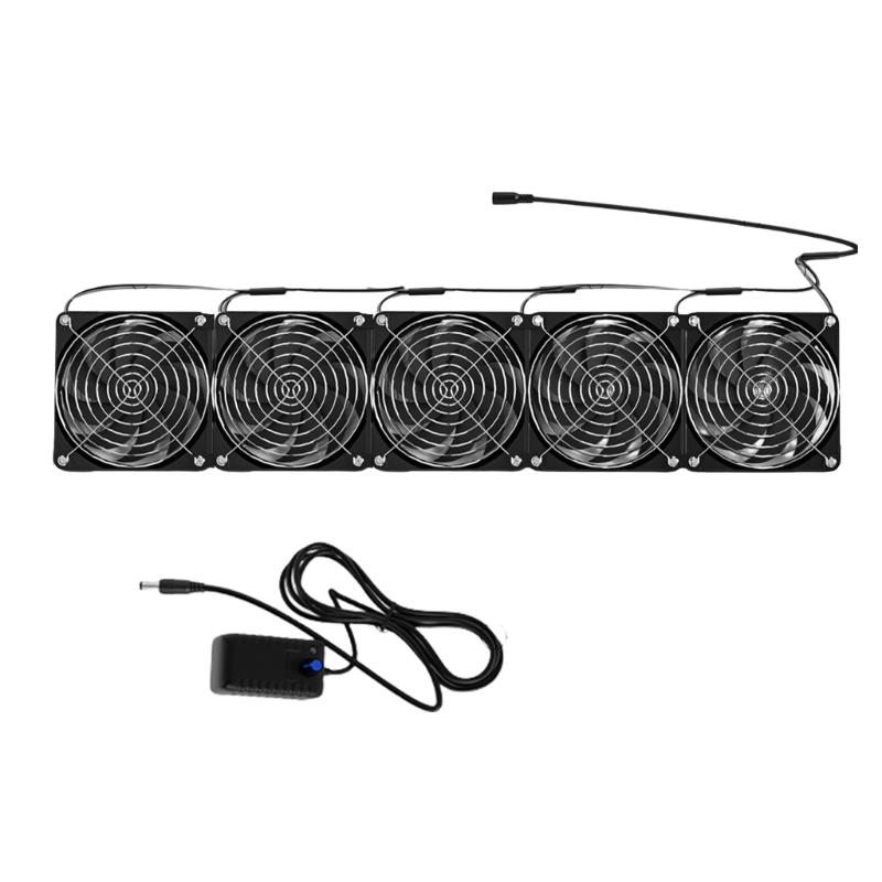 Universal 12V Adjustable Speed Router Cooling Fan for Weak Current Box Servers Perfect for Efficient Heat Dissipation