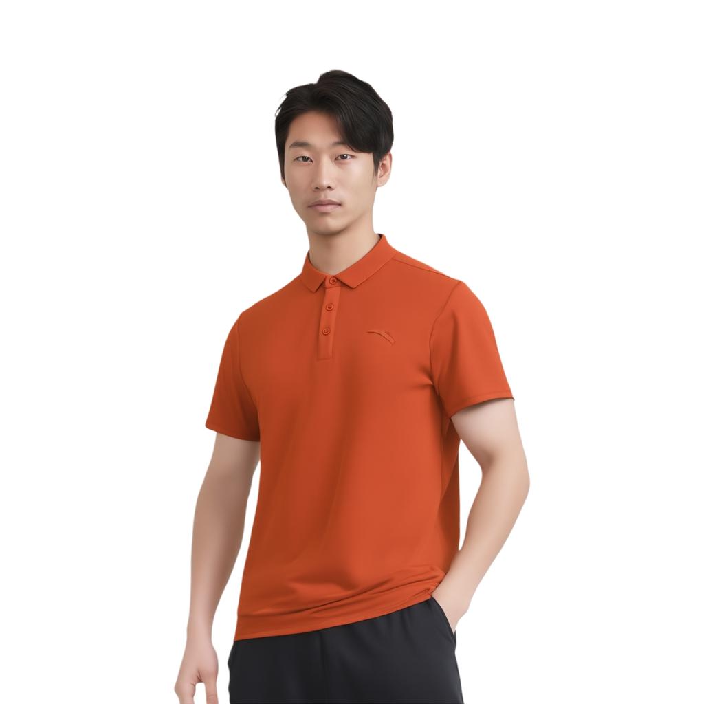 Anta Breathable Quick-Dry Versatile Casual Simple Comfortable Fashion Short Sleeve Polo Shirt Men tops 952627114-4