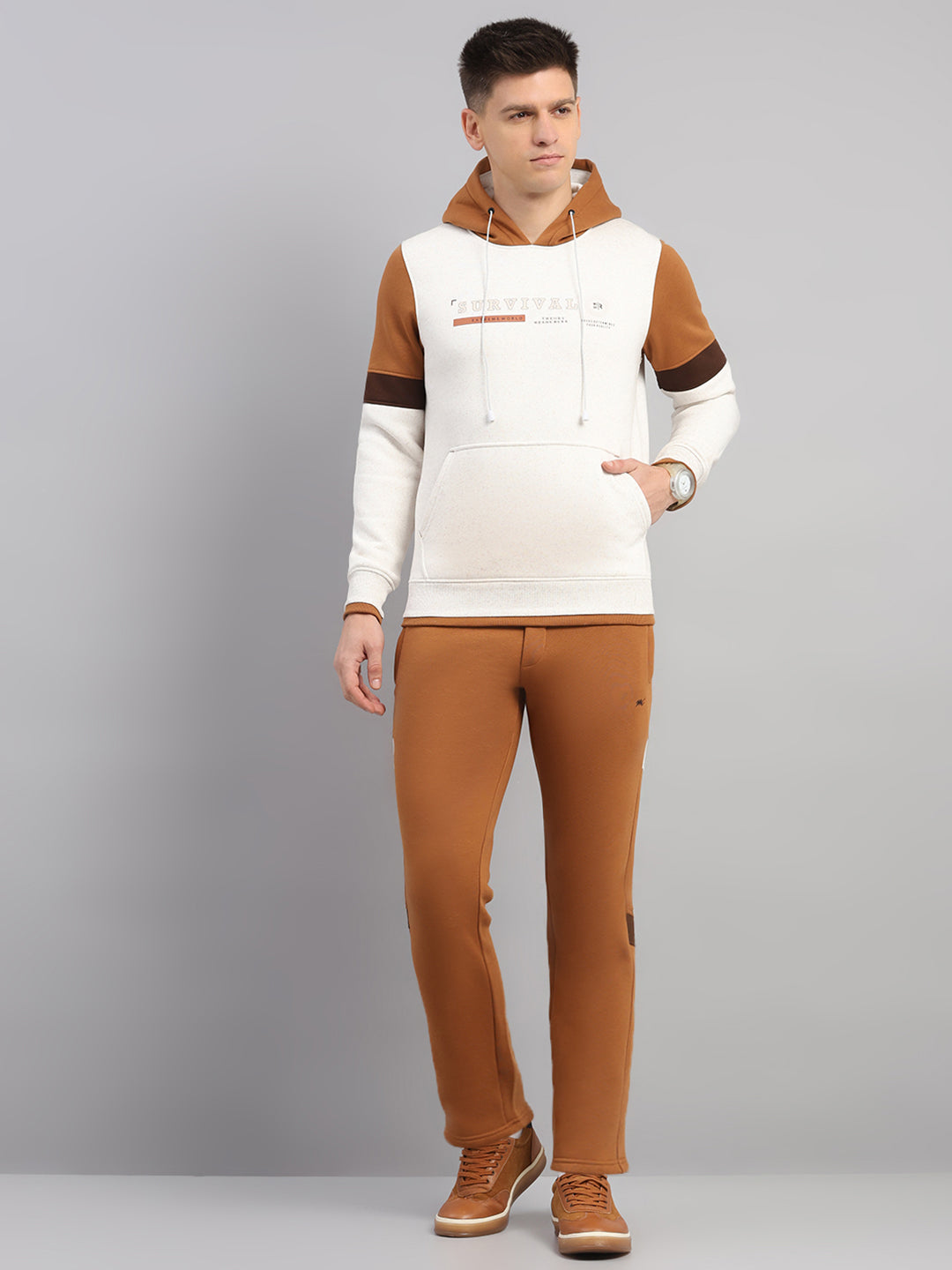 Monte Carlo Mens Regular Fit Solid Tracksuit M