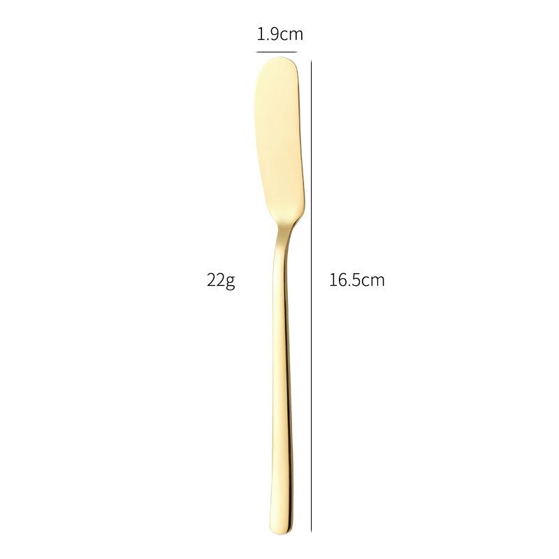 Butter knife 304 stainless steel butter knife cheese jam spreading knife peanut butter bread spreading scraper