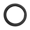 ACROPIX Car Steering Wheel Cover Rubber Anti-slip Comfortable Universal 32cm Outer Diameter Black 1pcs