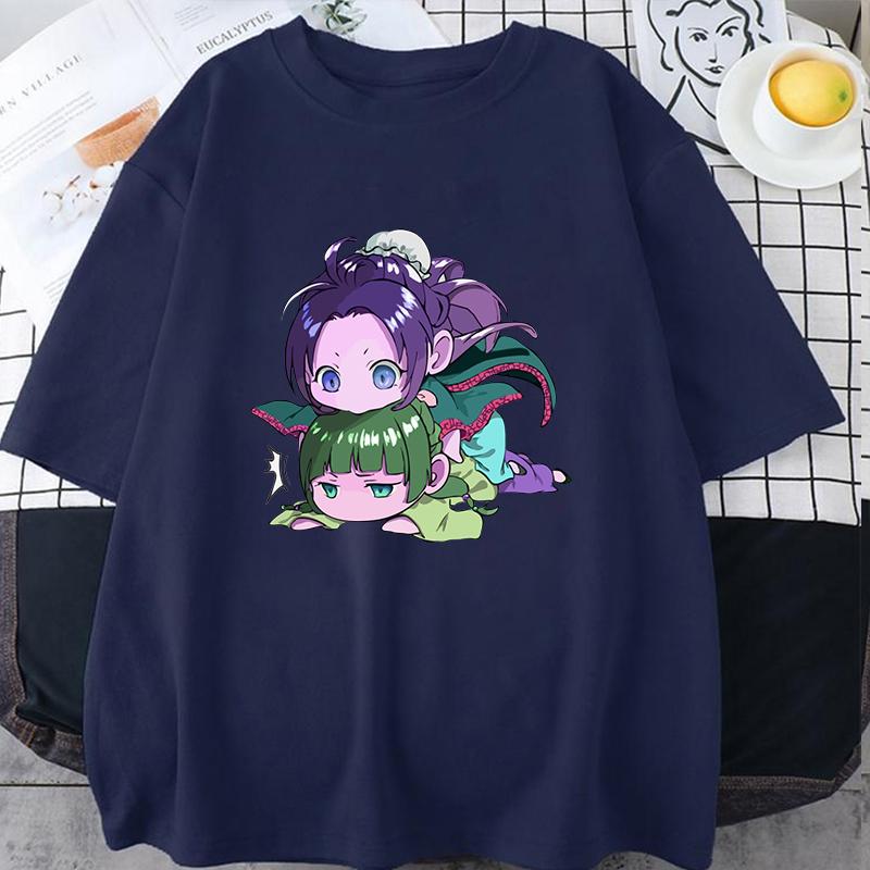 Fashion Unisex T-shirt Anime The Apothecary Diaries Print Designed Summer Tops Tees Casual Short Sleeve Shirts