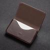 Faux Leather Business Card Holder with Magnetic Closure Slim Compact Size Portable Business Card Carrier Name Card Organizer