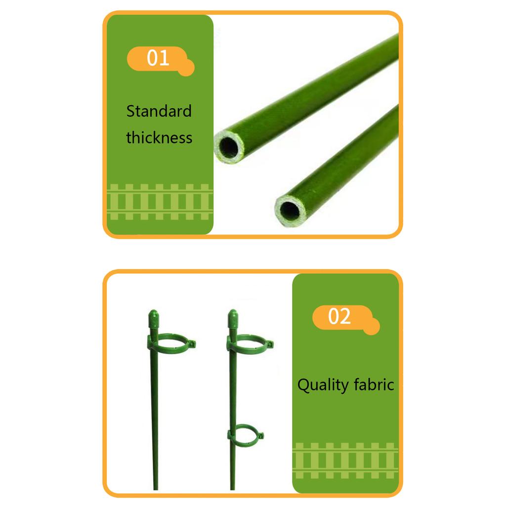 Plant Support Stakes Adjustable Plastic Plant Cage Garden Plant Stakes Plant