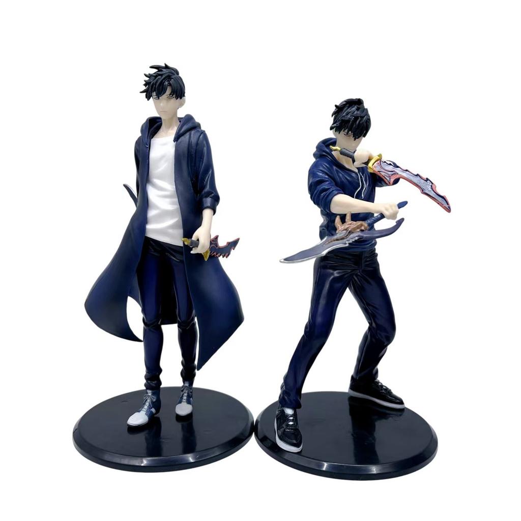 Sprzedam Solo Leveling Król Cieni Sung Jinwoo Cheng Xiaoyu Model Ręczny Ozdoba Biurkowa Figurka Akcji Kolekcja Anime Prezent