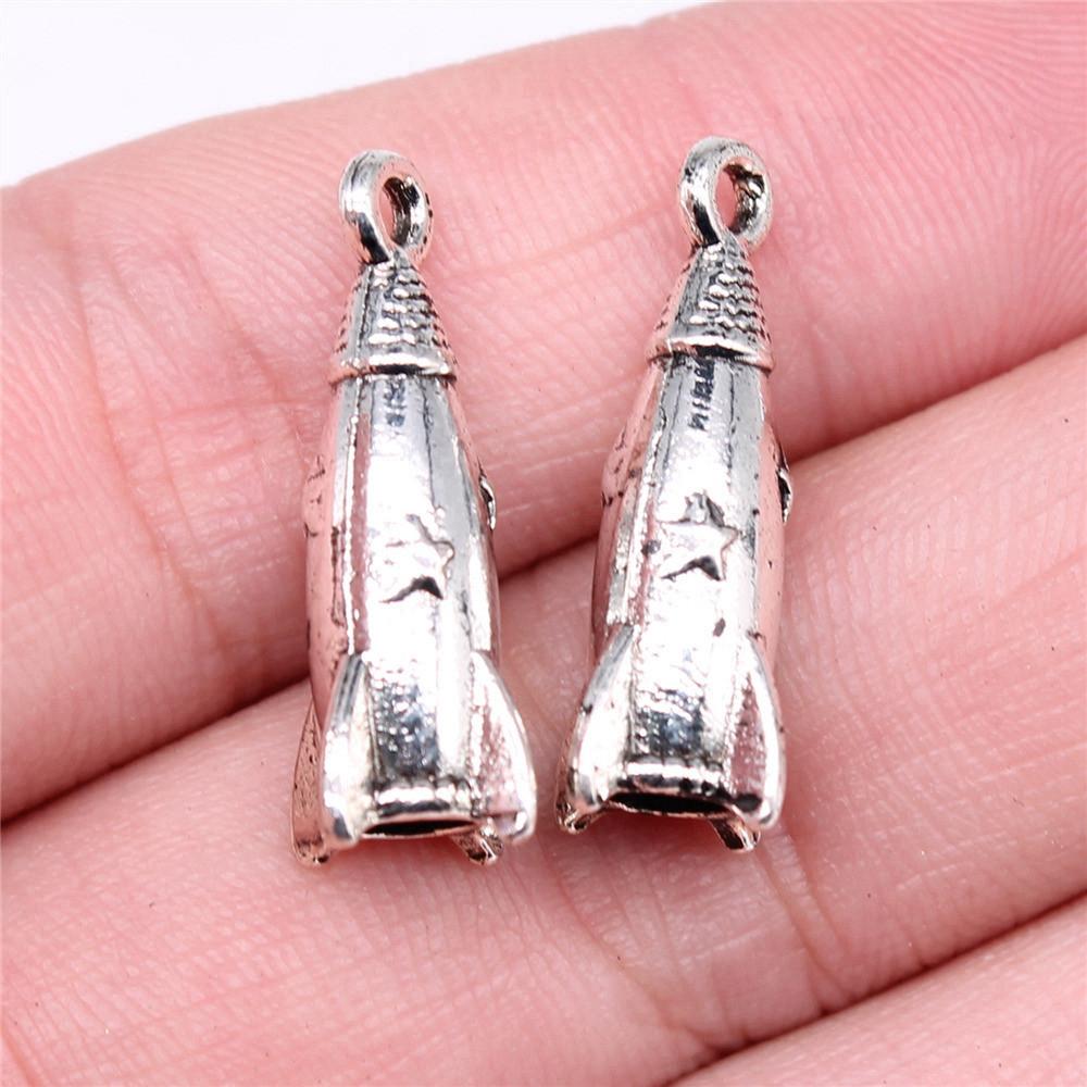 Charms Airplane Ship Pendants Minimalist Jewelry Components QC001