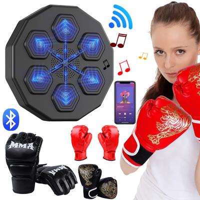Smart Music Boxing Machine LED Wall Targeted Punching Pad Akumulatorowy Sprzęt Do Ćwiczeń Bokserskich Do Treningu Reakcji Bokserskiej
