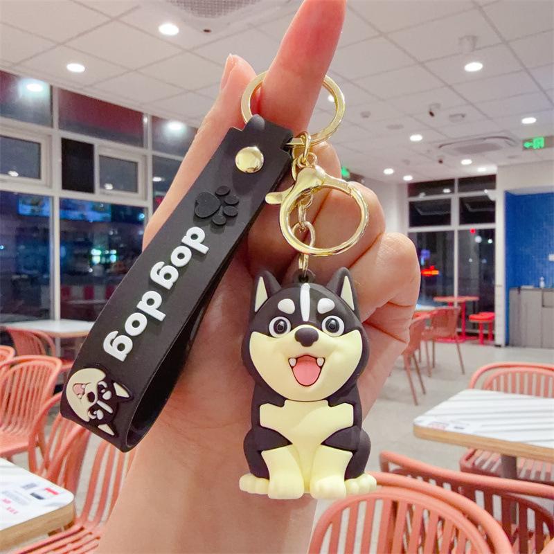 Husky Puppy Keychain: Cute Doll Pendant & Bag Charm Gift