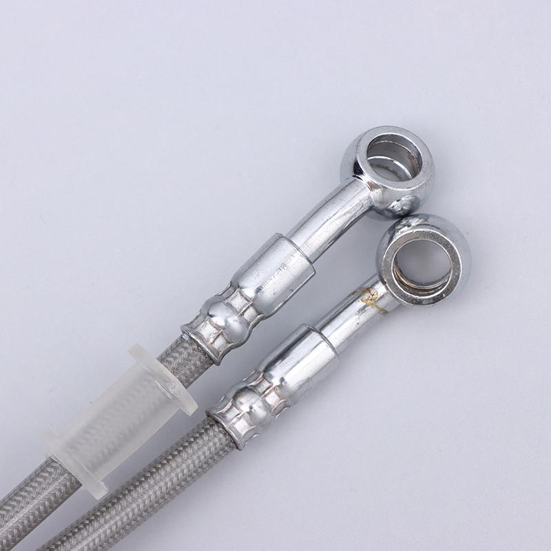 50-200Cm Motorcycle Brake Oil Hose Brake Line Universal Motorbike Stainless Steel Braided Pipeline Modification Parts