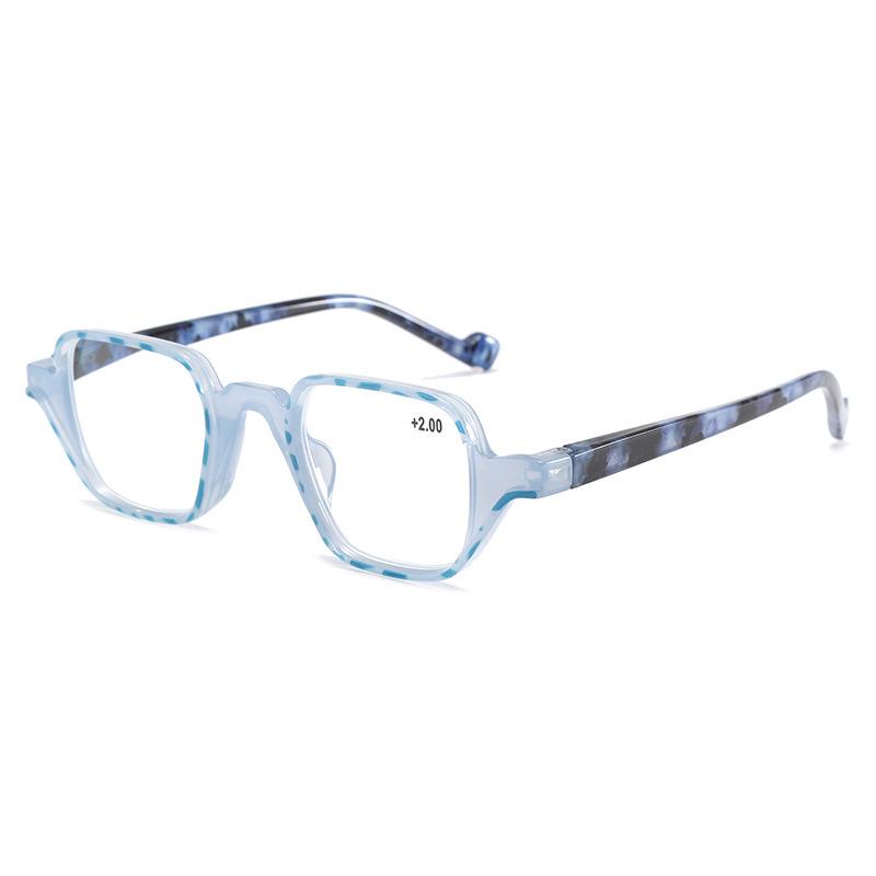 Stylish High-Definition Square Frame Reading Glasses for Seniors - Unisex European & American Design