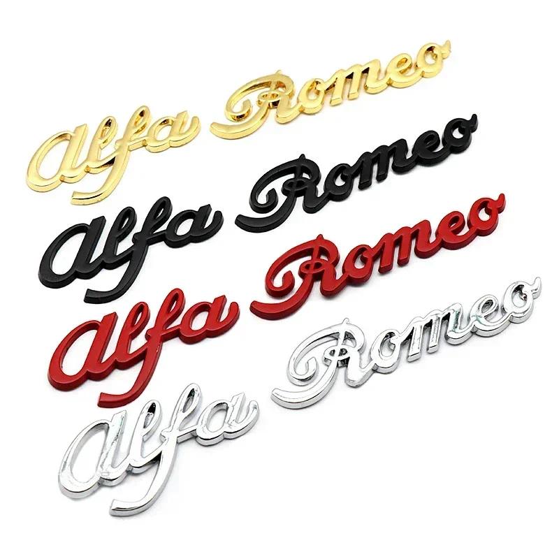 Auto Außenstyling 3D Aufkleber Auto Karosserie Emblem Zubehör Für Alfa Romeo 146 147 155 156 159 Stelvio Giulia Giulietta Mito GT zj6