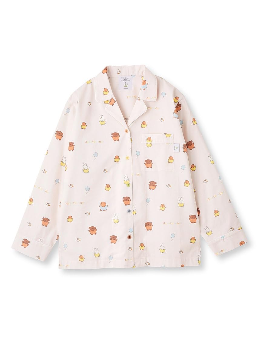 

Gelato Pique DickBruna Print Flannel Shirt Free Size All-Over (PWFT244200), Women s, Pink, розовый