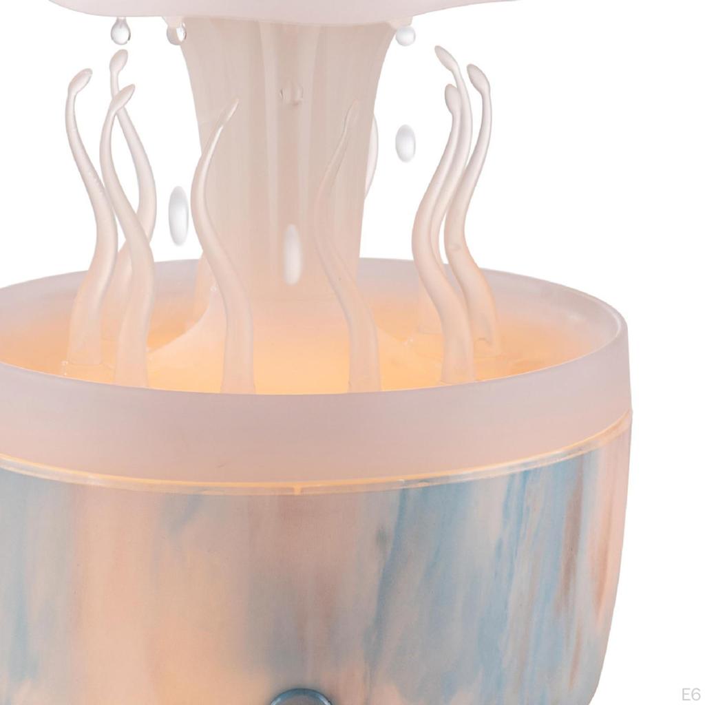 Mały Nawilżacz Powietrza Wtyczka US Cichy Pojemność 300ml do Jogi Pokoju Dziennego