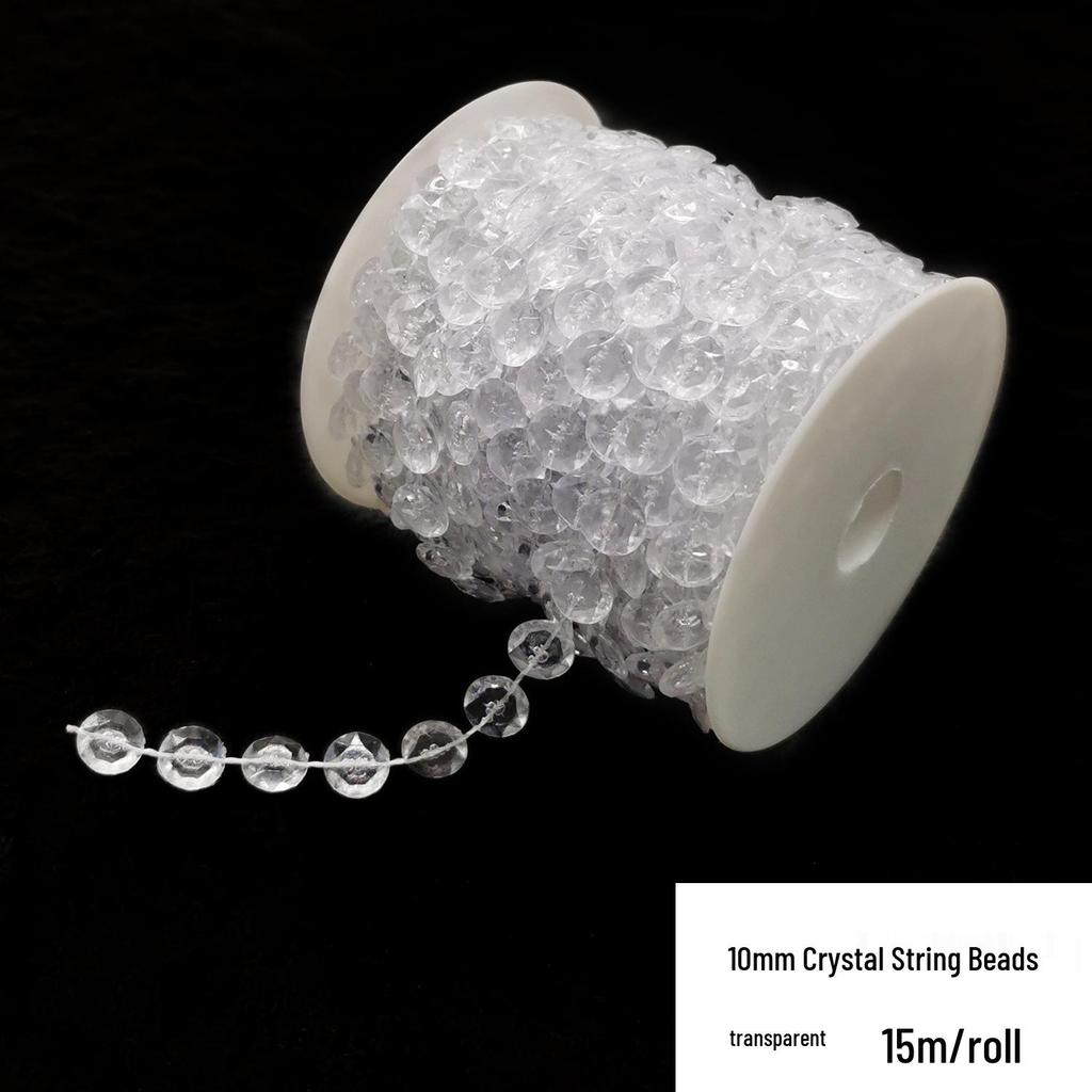 Double-Line Pearl Sunflower Snowflake Beads DIY Decoration